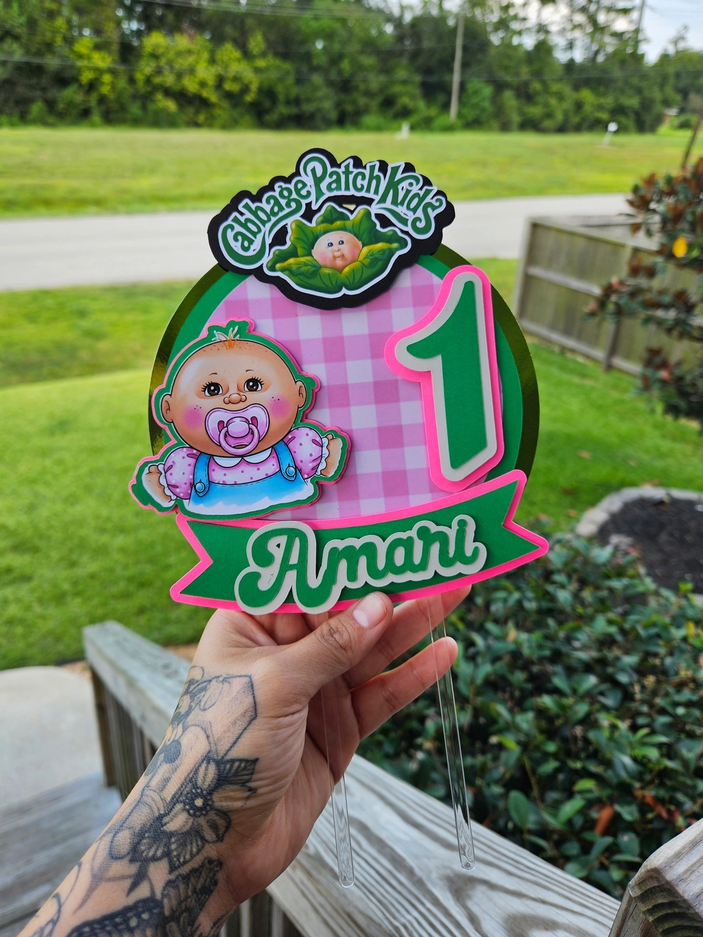 Cabbage Patch Kids Cake Topper